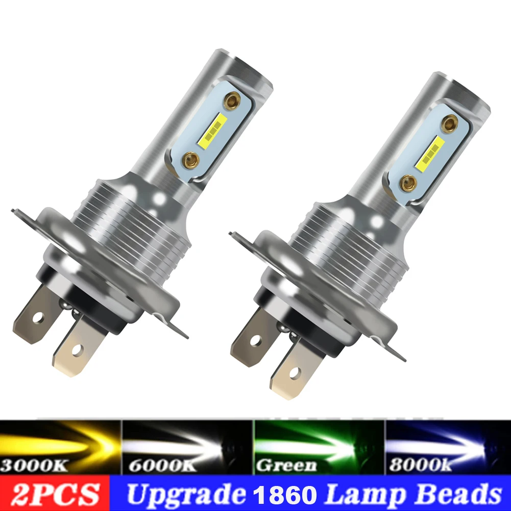 2Pcs New H7 H4 H11 H8 H1 H3 H6 LED Car Headlight Bulb Beam 24V 12V 55W 80W High Power Auto Fog Light Lamps 6000K 8000K Headlampt