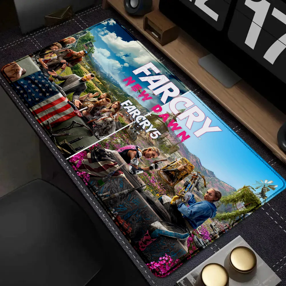 Hot selling item Far Cry 5 Mousepad Gamer Desk Mouse Carpet Large Mouse Pad Anime Pc Gaming Accessories Mause pad Mice Keyboards