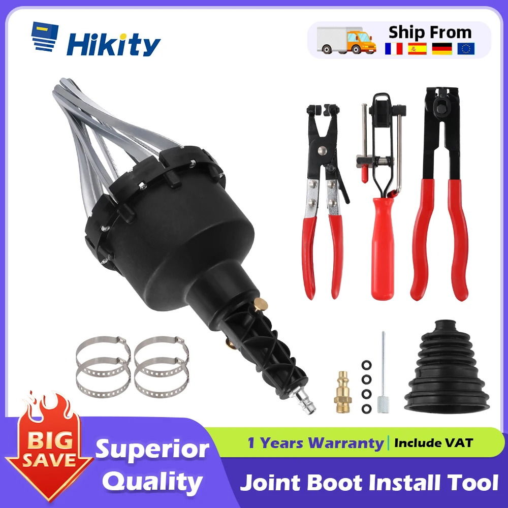 Hikity NUOVO Kit di strumenti per la rimozione dell'installazione dell'espanditore dell'asta di espansione dello strumento di avvio del giunto CV con set di strumenti per pinze per morsetto di avvio