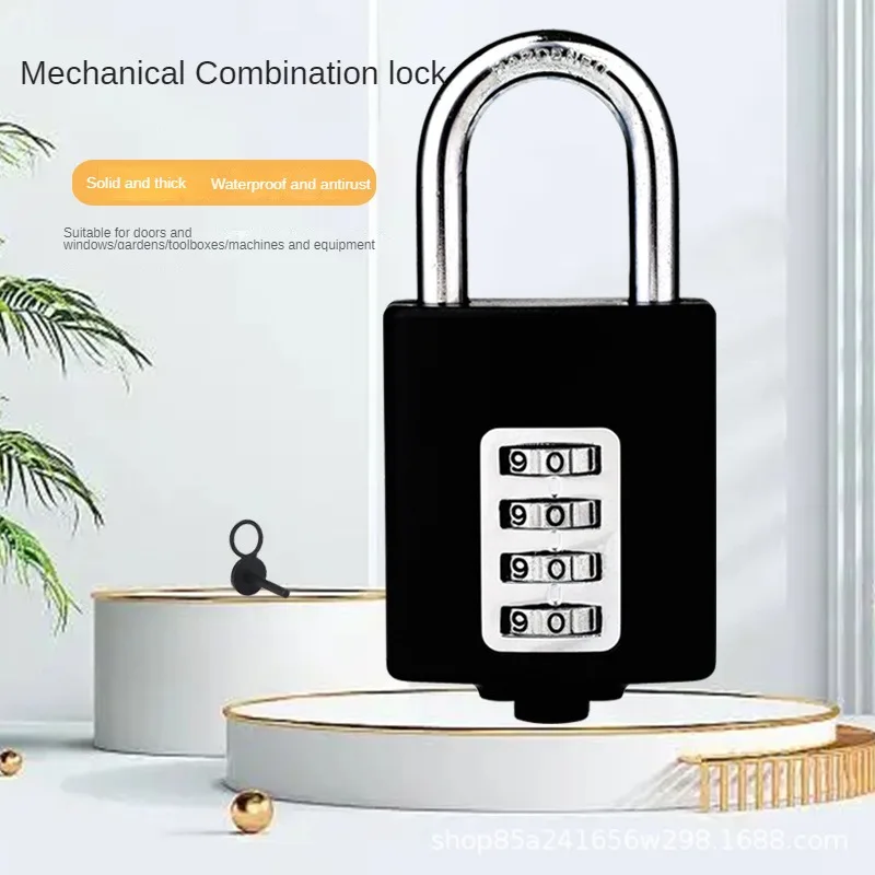 

Password Padlock Outdoor Waterproof, Antirust and Anti-theft Lock Locker Gym Home Gate Courtyard Large Lock.