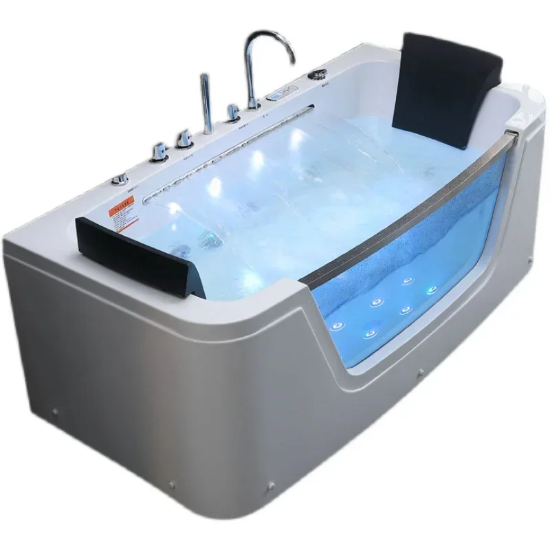 

Modern Design Indoor Soaking Whirlpool Jet bathtub over massage Waterfall Freestanding Acrylic Bathroom Spa tubs