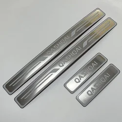For Nissan Qashqai 2013-2014-2019-2020-2021 Door Sill Scuff Plate Cover Trim Threshold Pedal Styling Protect Car Accessories