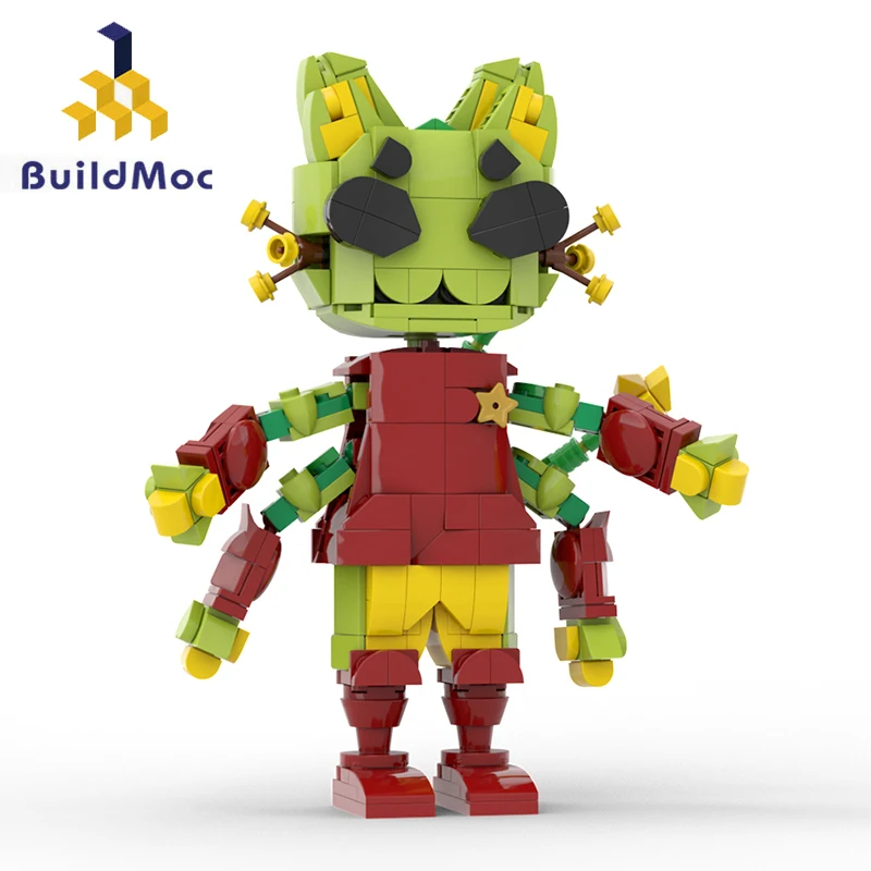 Buildmoc Regretevatored Game Gnarpy Action Figures 375PCS Model Building Blocks Toys For Children Toy Kids Gifts Assemble Bricks