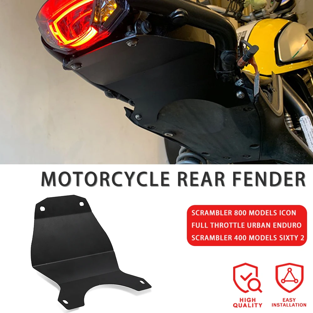 Mudguard Wheel Tire Hugger Cover Splash Extension Guard FOR Ducati Scrambler 800 Icon Full Throttle Urban Enduro Rear Fender