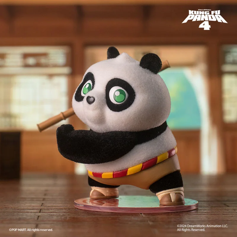 POP MART Universal Kung Fu Panda Series Anime Action Figure Guess Bag Ornament Figurines Home Decor Desktop Dolls Model Gift