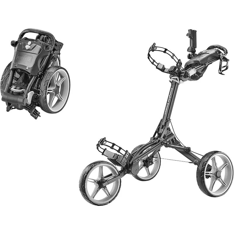 CaddyLite Compact Semi-Auto Folding and Unfolding Golf Push Cart