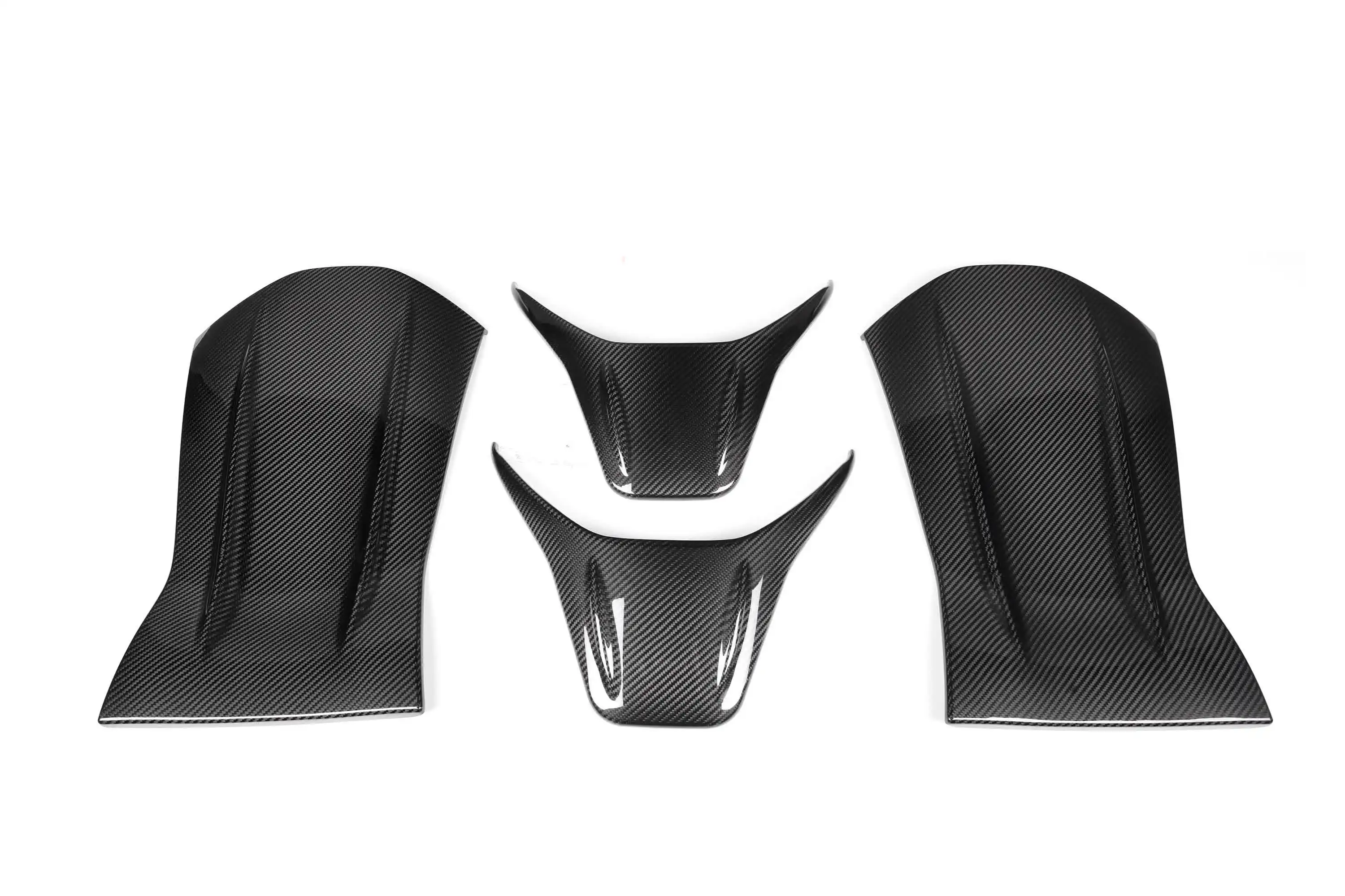 Dry Carbon Fiber W205 C63 Seat Back Covers For Mercedes Benz Amg A45 Cla45 Gla45 Amg Gt 4 pic Seat Back Covers