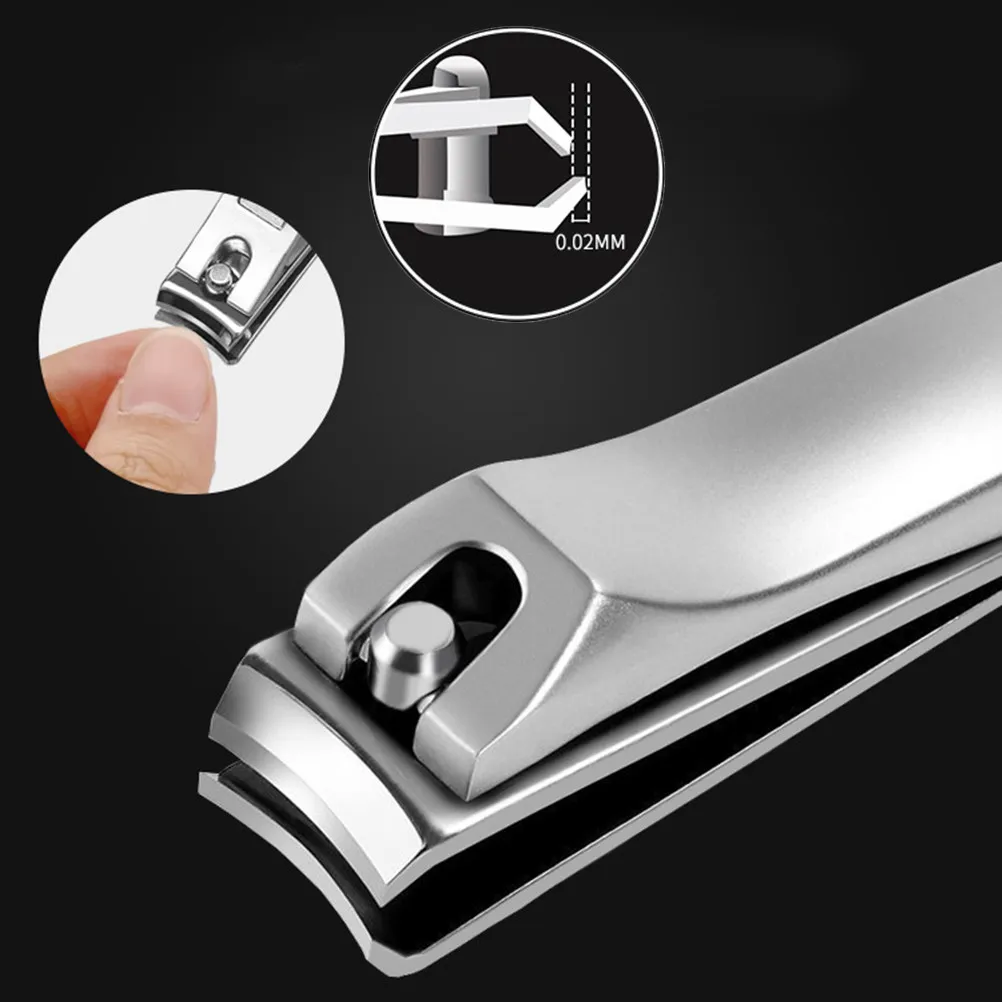 Professional Foldable Nail Clippers Premium Stainless Steel Sharp Blades Nail Trimming Tool Manicure Kit for Finger Toe Care