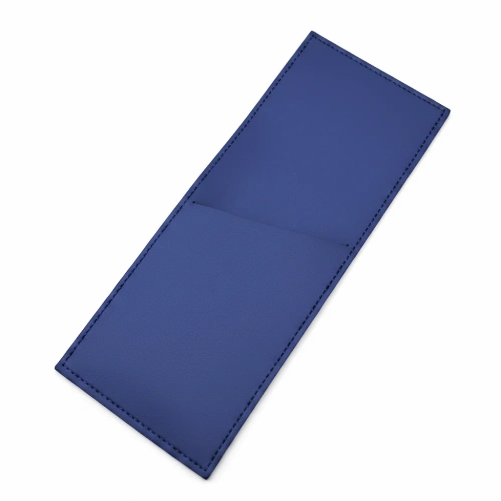 Durable PU Leather Cutlery Pouch Stitched Edges Reusable Silverware Pocket Open Pocket Utensil Holder Hotel Dining