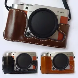 Leather Half Case Grip for Fujifilm Fuji X-A3 XA3 Camera