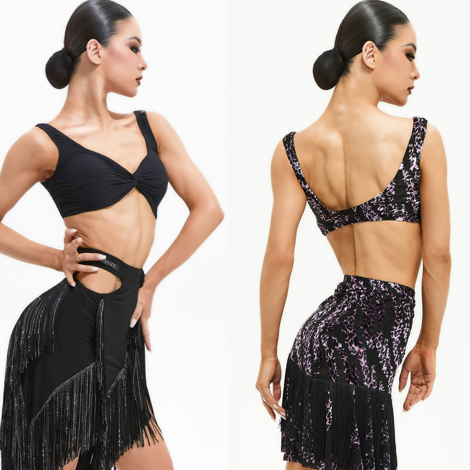 2025 Nieuwe Vrouwen Latin Dans Kostuums Praktijk Tops Beha Ondergoed Voor Zomer Chacha Tango Samba Dans Training Vest Dragen DQL 11717