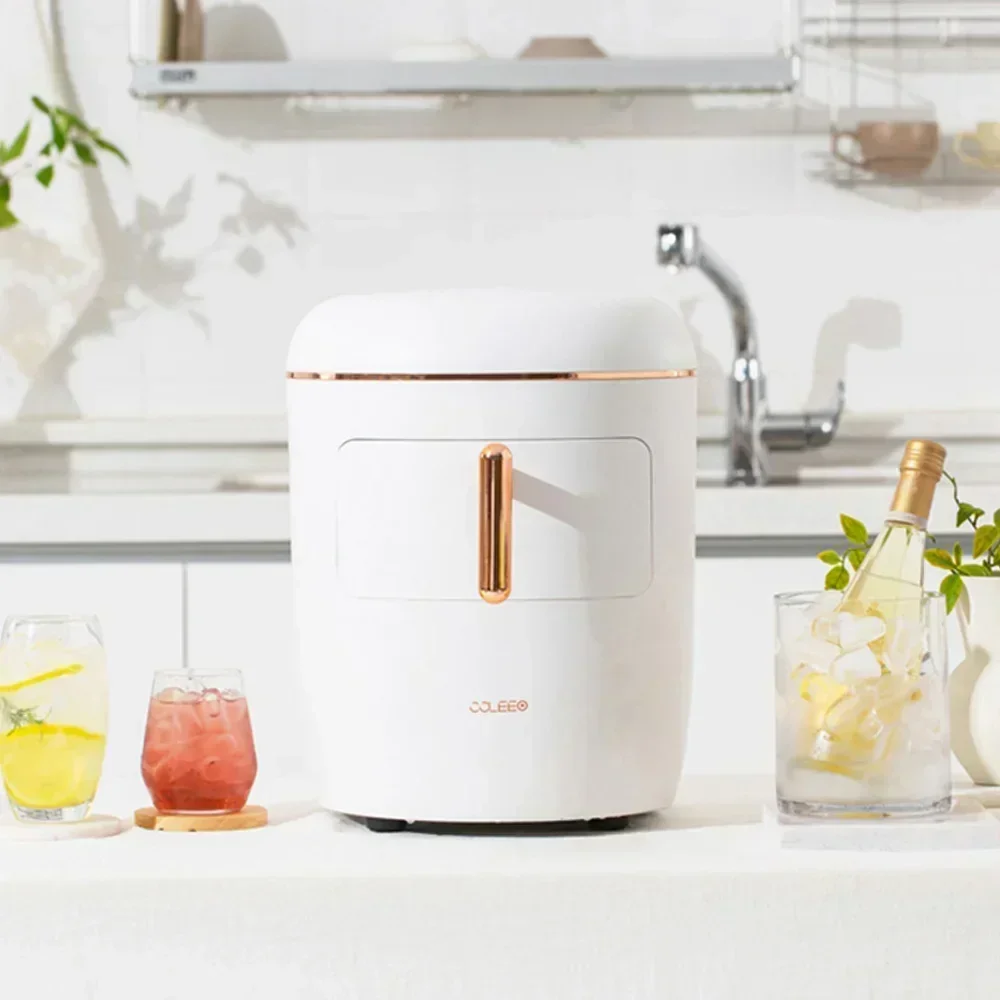 Mini macchina per il ghiaccio per uso domestico negozio di campeggio portatile lavoro 15kg ice maker