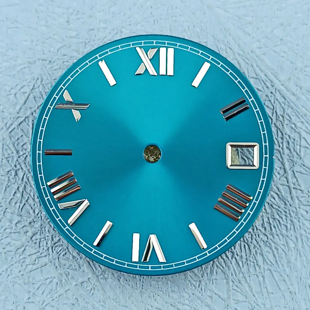 قرص ساعة روماني لتجميع الحركة ، معقم ، لا مضيء ، NH35 ، NH36 ، من من من من