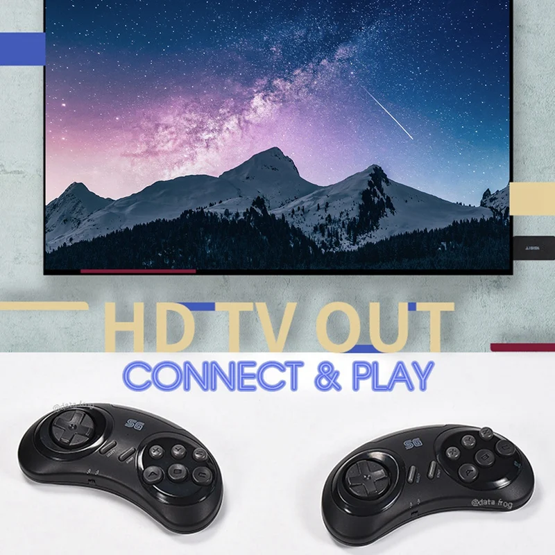 BTFL-Y2 SG ريترو وحدة تحكم ألعاب فيديو لاسلكية لـ Sega Mega Drive 2 لوحدة تحكم ألعاب الفيديو Sega NES