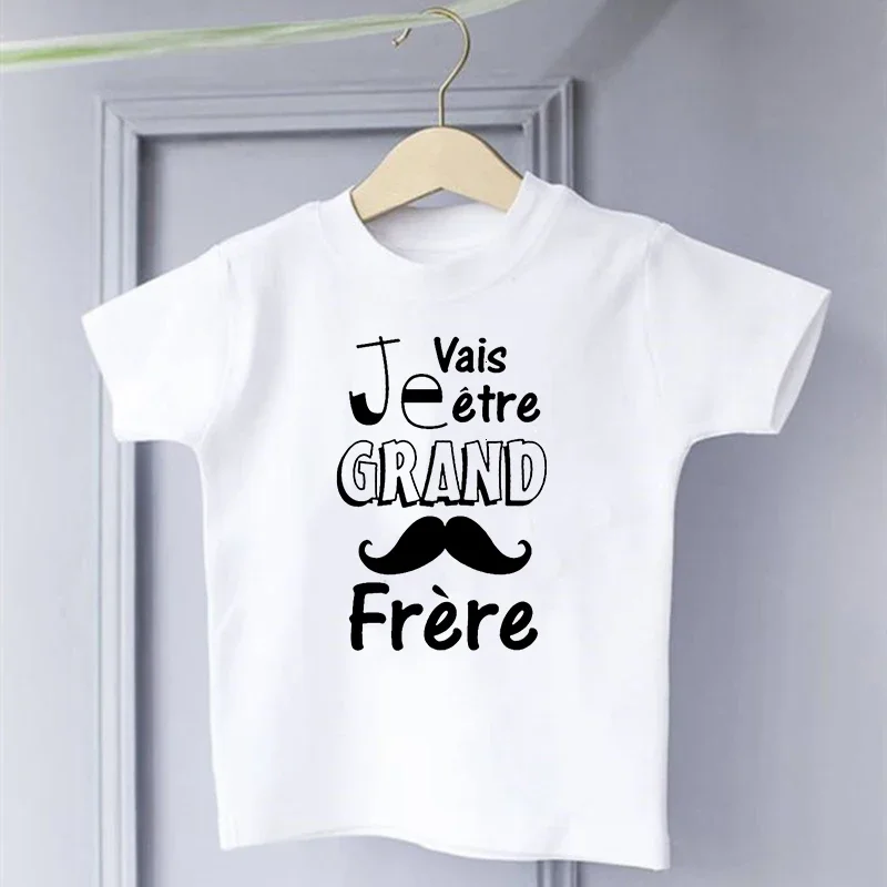 I'm Going To Be A Super Big Brother Kids T-Shirt Children Toddlers T Shirt Tops Baby Announcement Toddler Shirt Summer Clothes