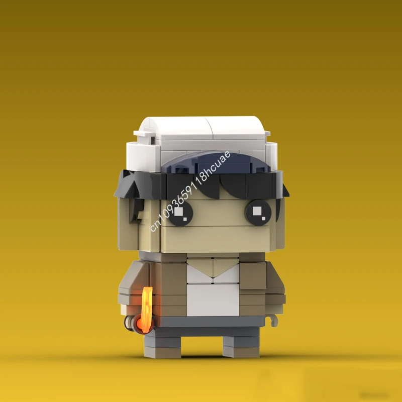 149 Uds. MOC corto redondo templo de Doom Brickheadz bloques de construcción construcción de plástico educativo creativo juguete para regalo de Navidad