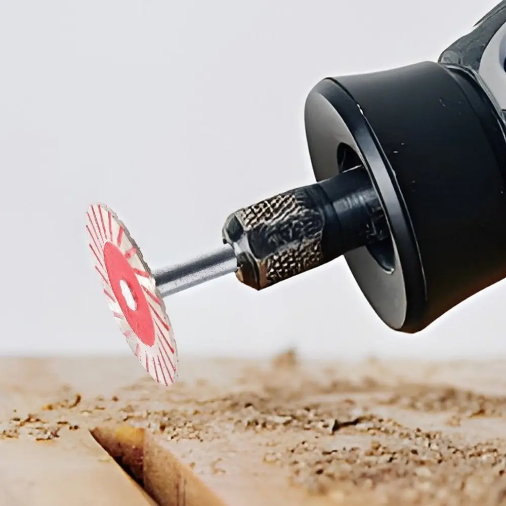 40mm Diamond Cutting Disc 6mm Shank Durable Sanding Disc Circular Thread Cutting Disc For Wood Metal Stone Granite Marble