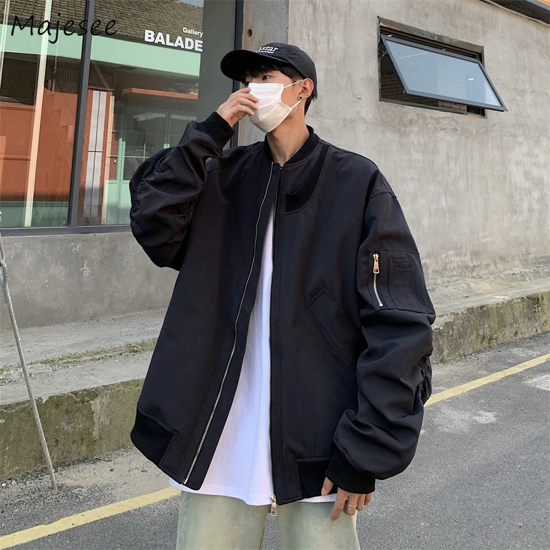 

Cargo Jackets Men Vintage Zip Up Handsome M-3XL Clothing Techwear Fashion Korean Temper Streetwear Hip Hop Sporty Chaquetas Cool