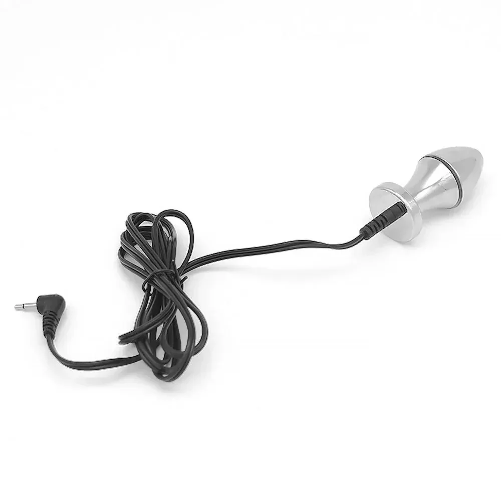 Electro Butt Plug Sex Toys for Men Women Metal Therapy Massager Electric Shock Anal Plug Medical Themed Toys Accessories