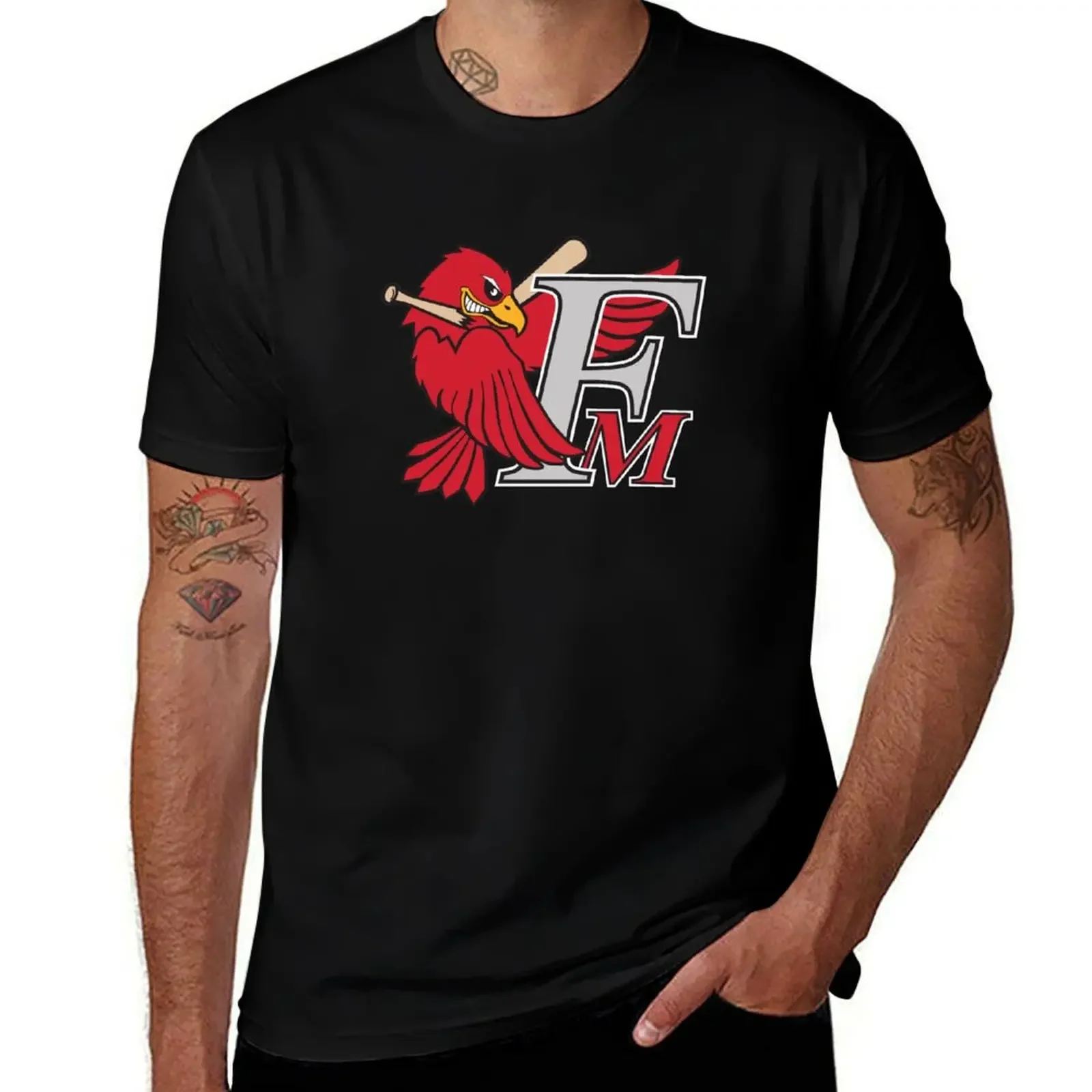 

Fargo Moorhead RedHawks T-Shirt Aesthetic clothing affliction shirts tee shirts for men