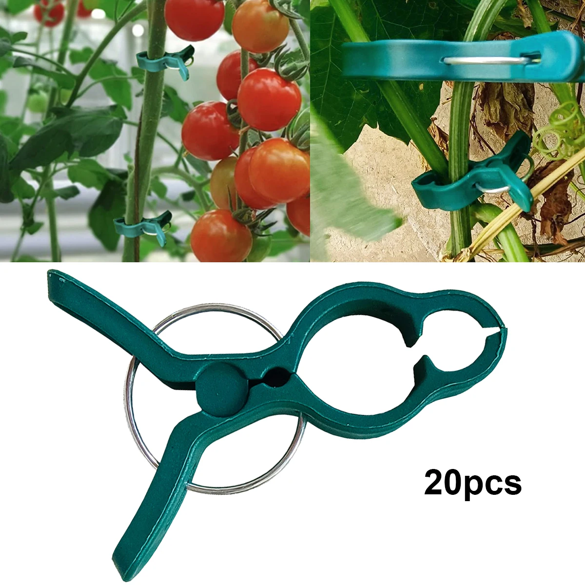 

20pcs Durable Hanging Suitable Brightness Fixed Plastic Plant Clip Garden Climbing Plants High Quality Plastic Climbing Plants