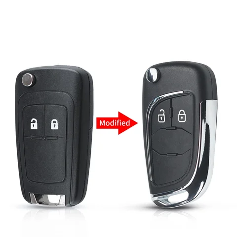 Чехол для пульта дистанционного управления KEYYOU для Opel Vauxhall Zafira Astra Insignia 2/3/4/5 кнопок, сменный корпус откидного ключа HU100, пустой чехол для брелка