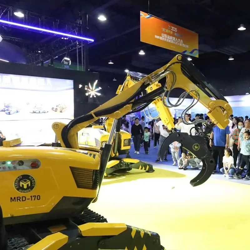 Customized Heavy-Duty Remote Monitoring Crawler Demolition Robot With Hydraulic Breaker Gearbox Pump For Construction Sites