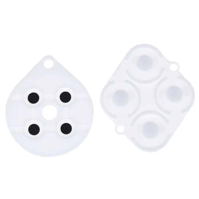 10Pcs/2 set Conductive Rubber Pads Kit Replacement Pad Button Contacts Suitable for SNES Controller Gamepad Repair