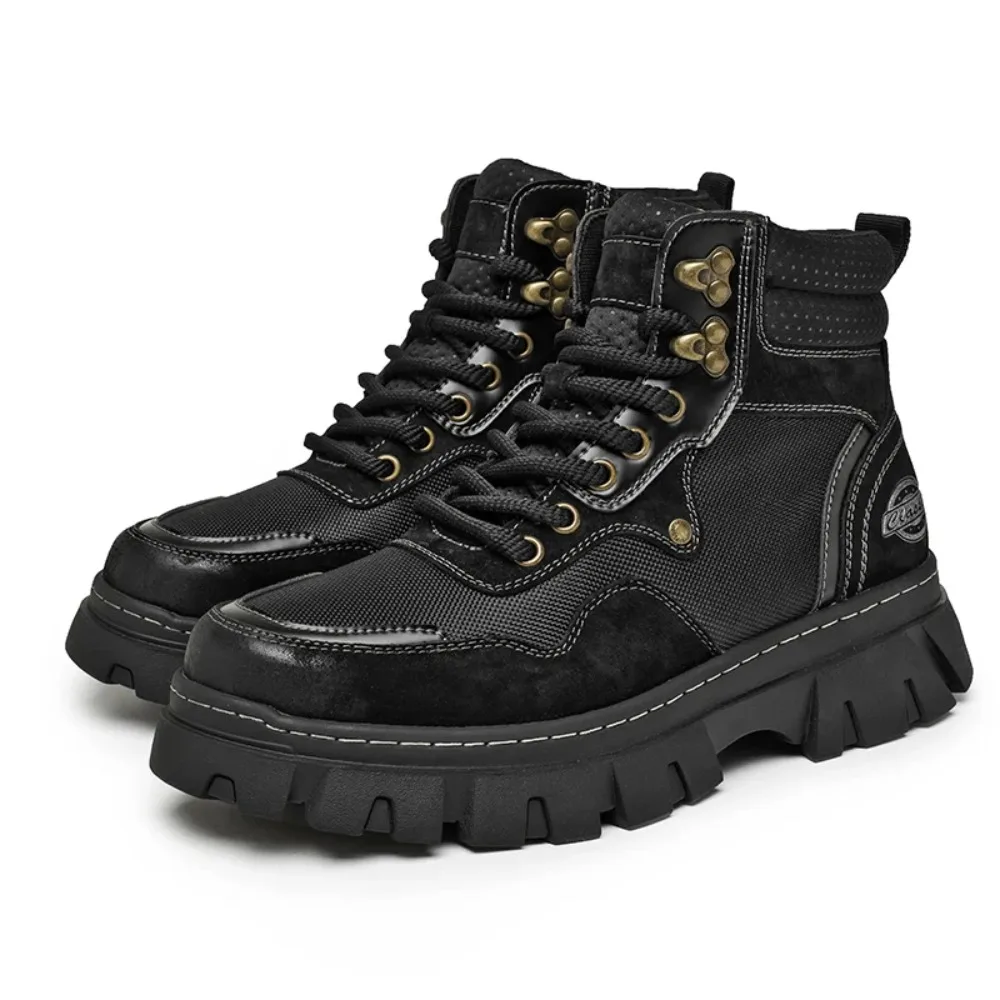 

Мужская уличная рабочая одежда со средним верхом, мужская обувь на шнуровке