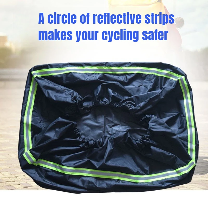 Motorcycle Trunk Rainproof and Dustproof Cover,takeaway Box Waterproof Cover,bicycle Basket Cover Para Moto