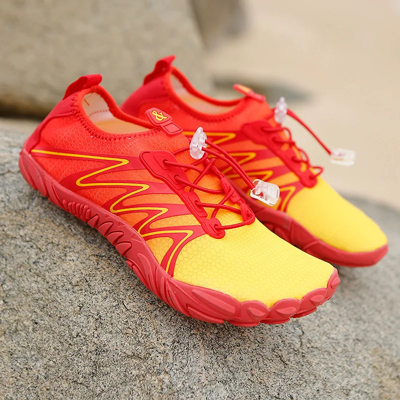 New Men Women Swimming Shoes Beach Barefoot Aqua Shoes Quick-drying Upstream Wading Shoes Beach Seaside Light Unisex Sneakers