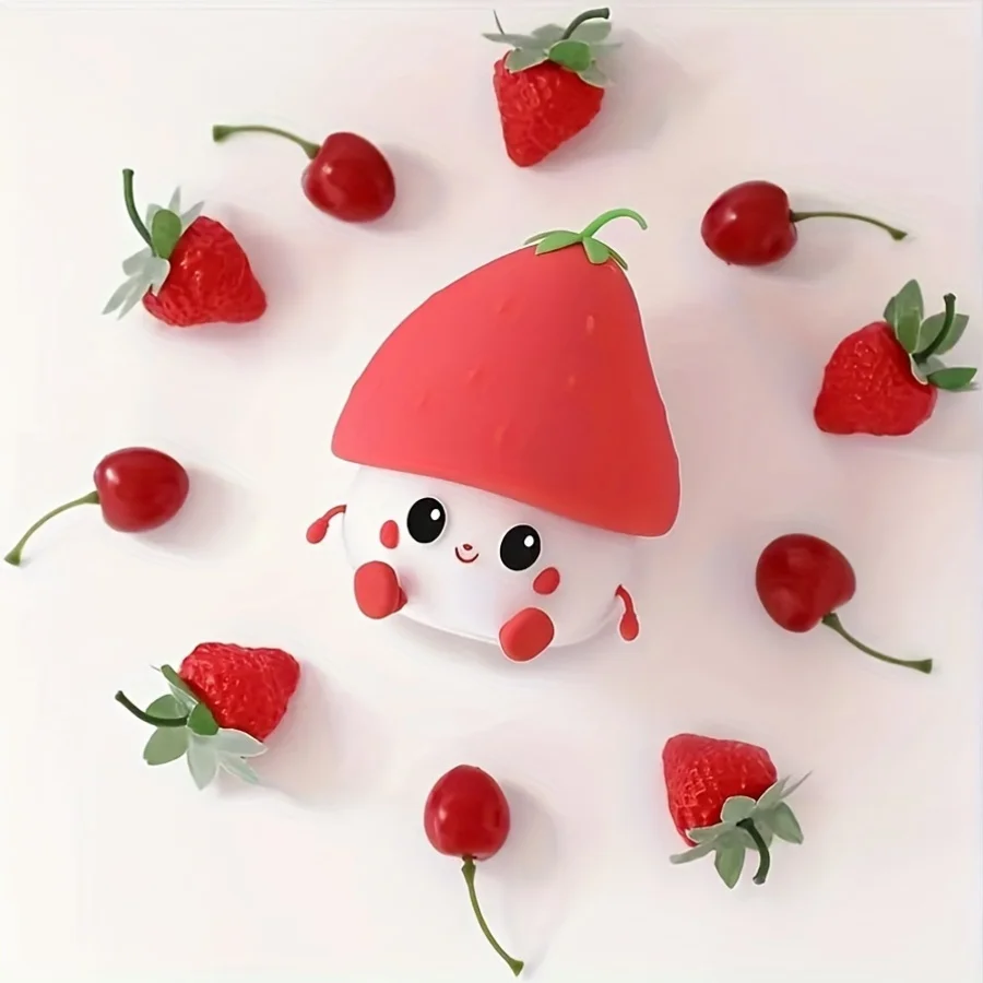 New Creative Strawberry Night Light USB Charging Touch Bedside LED Mini LED Light,best gifts lamp