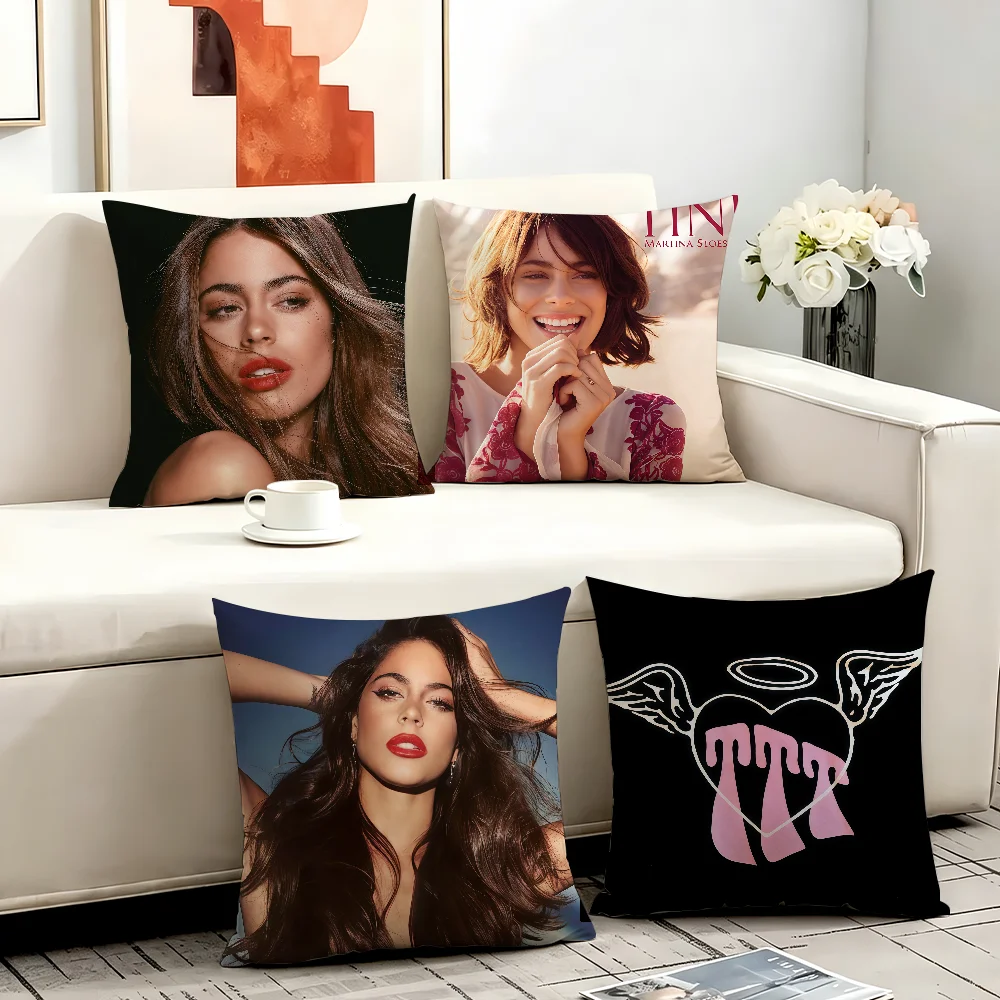 Argentine singer Tini cushion cover Comfortable Decorative For Bedroom Living room Dormitory Picnic and Holiday Decoration