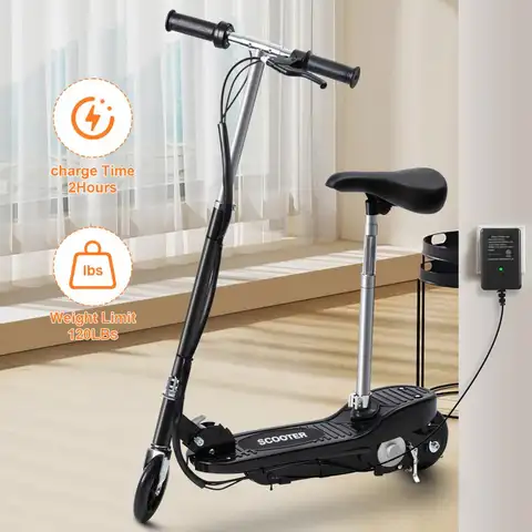 2 Wheel Electric Scooter, Folding E-Scooter for Kids and Toddlers Ages 2-9, Boys and Girls Electric Scooter, 10 Miles Range