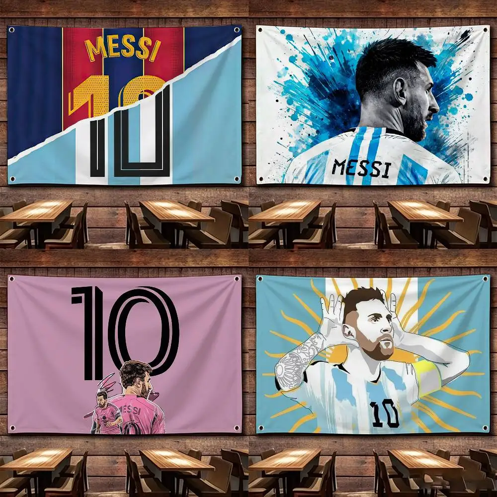 Lionel Messi   Flags Suitable For Party Club Outdoor Interior Wall Decoration Banner Fans Gift