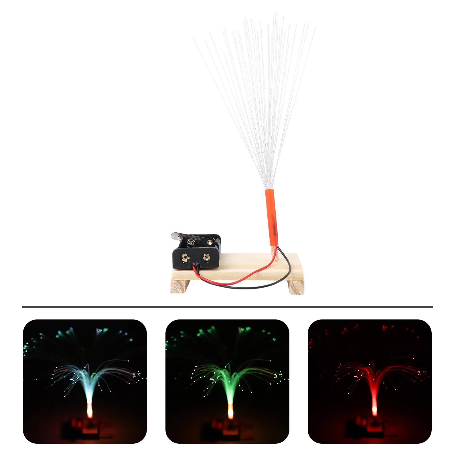 

Fiber Optic Light Operated Color Changing LED Decorative Lamp Romantic Party Wedding Christmas Home Decoration