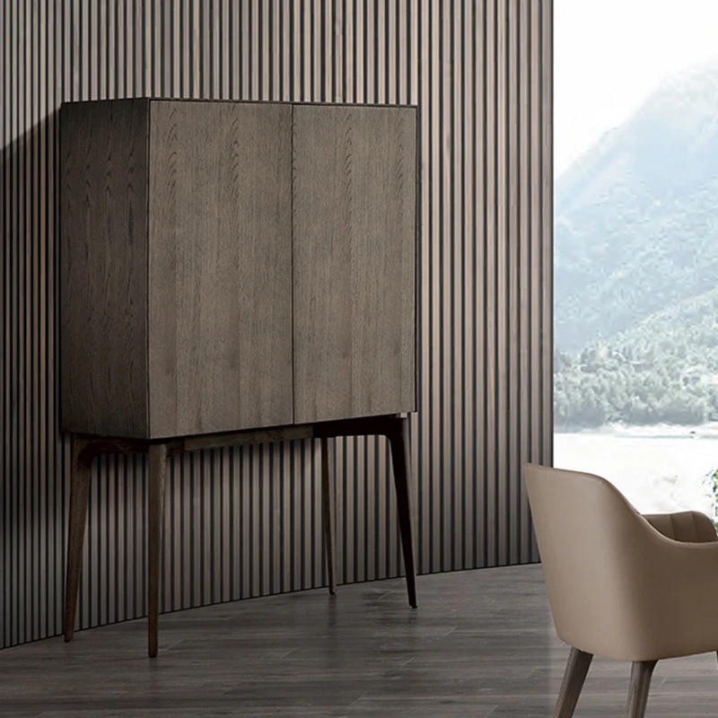 Model Raka - Deess Italian Minimalist Storage Cabinet Modern Side Cabinet