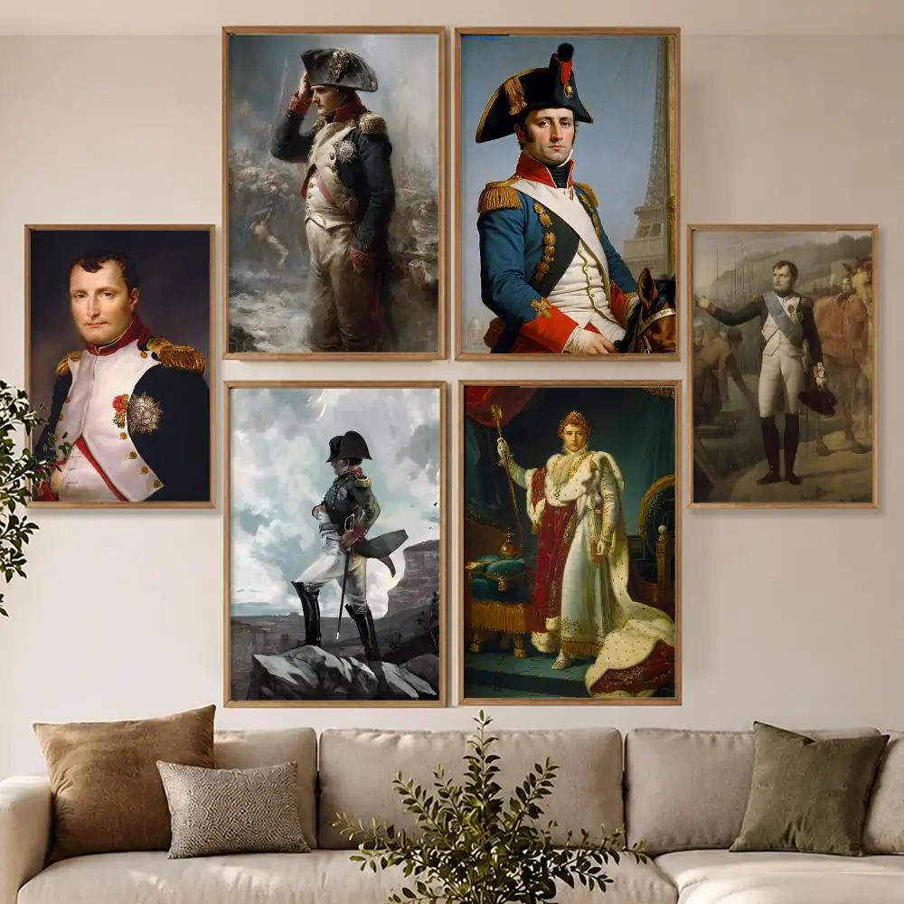 Vintage Napoleon Bonaparte whimsical Poster Modern Aesthetic Wall Art Poster Home Bar Cafe Decor Gift