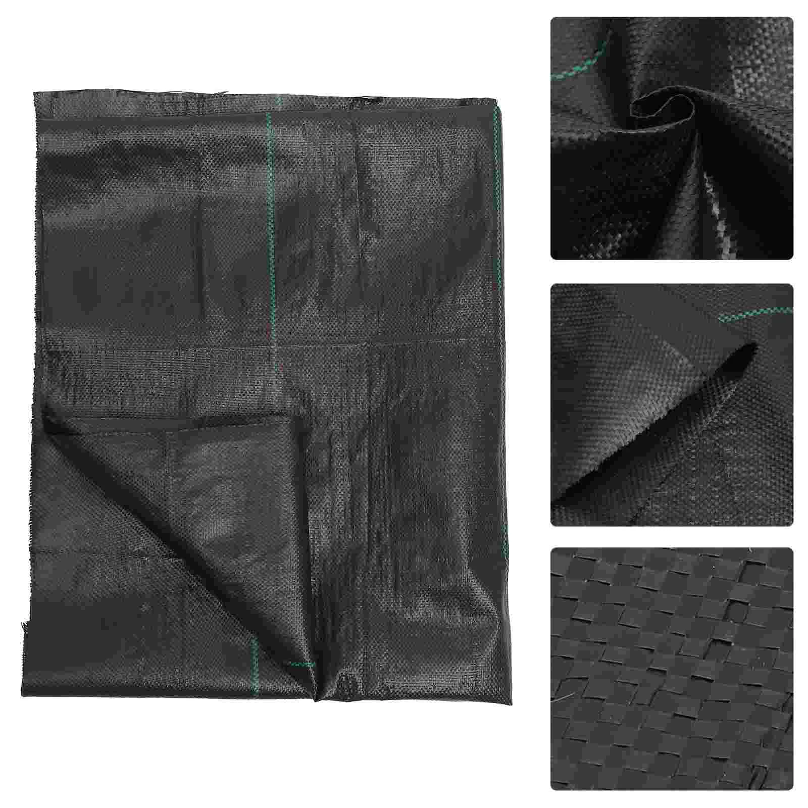 The Fabric Garden Barrier Black Mulch for Landscaping Pe Ground Cover Membrane