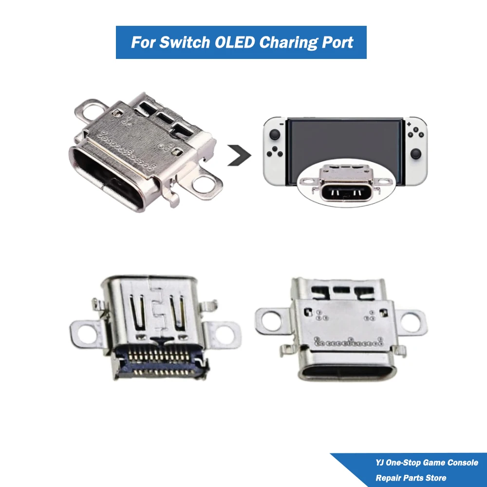 2/5/10 stuks voor Nintendo Switch NS Lite NS OLED Console Vervanging Oplaadpoort Power Connector Type-C Oplader Socket Jack USB