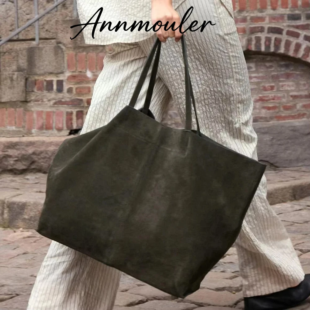 Große Damen-Wildledertasche, Luxus-Designer-Neuheit, Alltagstasche mit großem Fassungsvermögen, modische High-End-Achseltasche mit weichem Griff