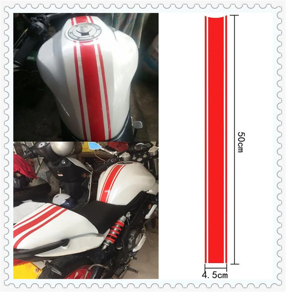 50CM Fuel Tank Sticker Motorcycle Funny Decoration Decals for YAMAHA R6S USA VERSION  200 FJR 1300 R6S CANADA VERSION