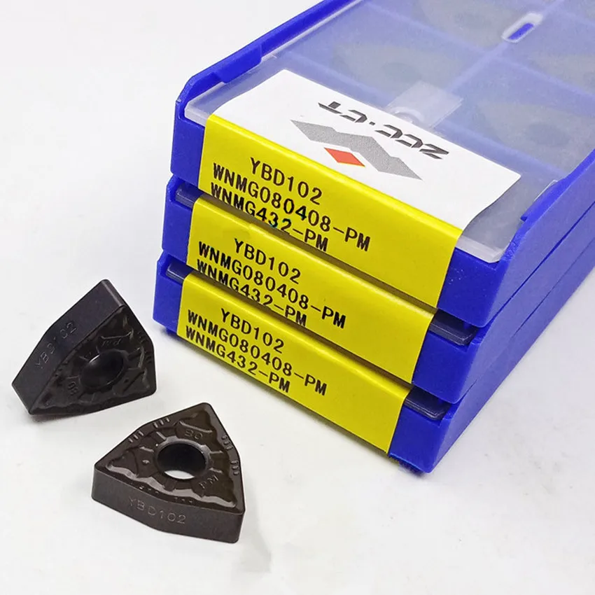 WNMG080408-PM-C m20t/WNMG080404-PM ybc151/WNMG080404-PM ybd102/WNMG080408-PM ybd102 zcc. ct cnc carboneto insere 10 pcs/box