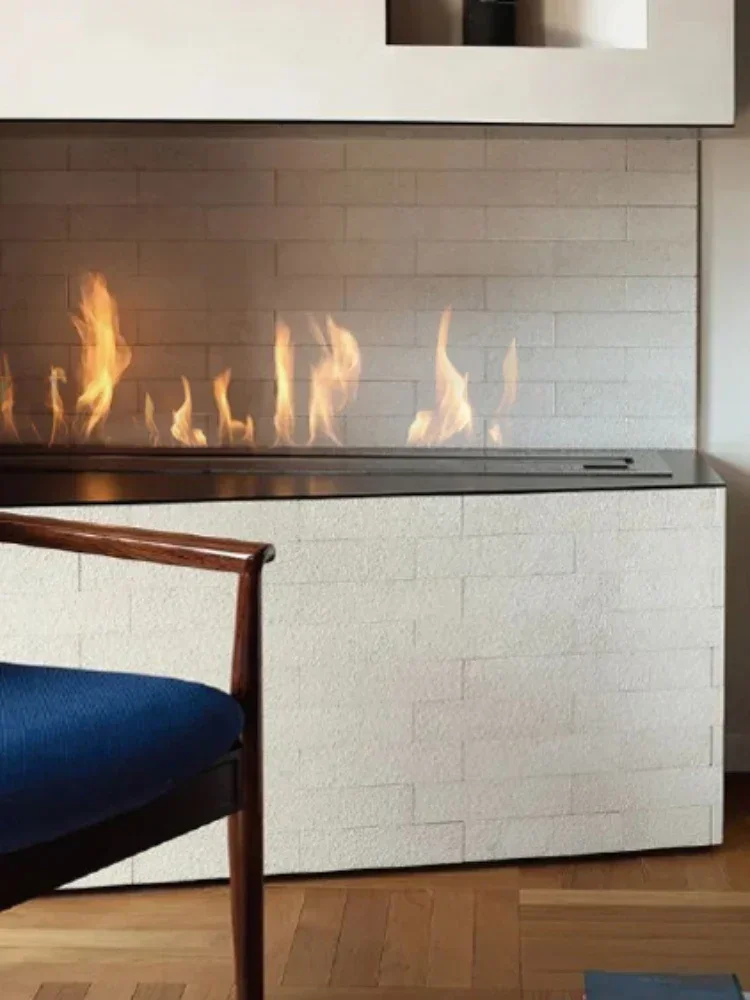 Curio Real Flame Heater Home Embedded Background Wall