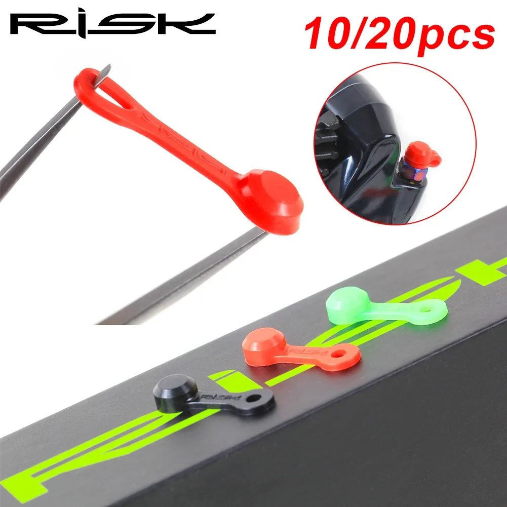 

10/20pcs RISK Bicycle Bleed Nipple Cap Dust Cover Hydraulic Disc Brake Bleeder Rubber Caps For XT Oil Disc Brake Clamp Accessory