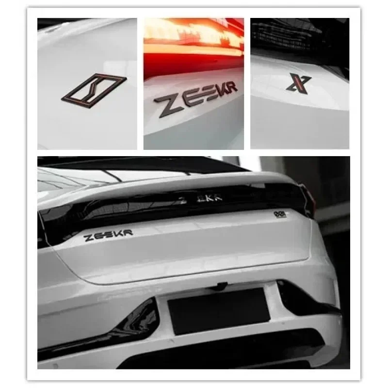 

Для Zeekr 001/007/X специальная модификация матовая наклейка для украшения задней двери автомобиля надпись Стайлинг эмблема 3D металлические аксессуары