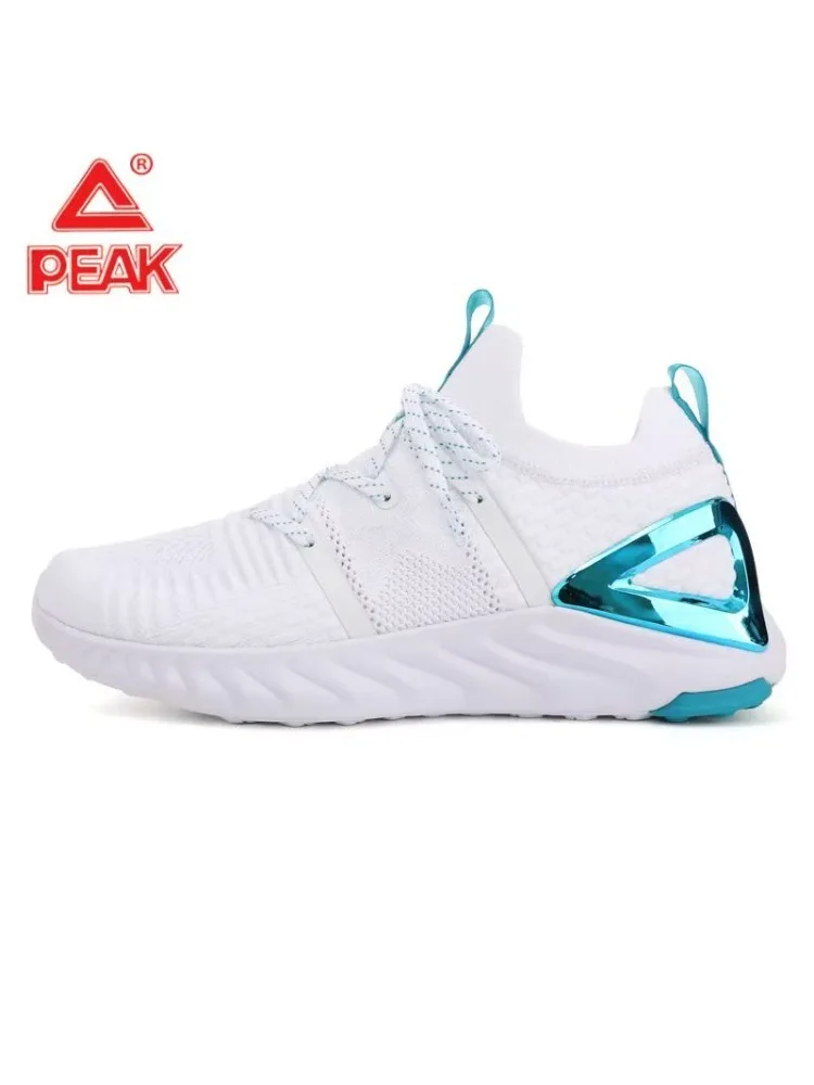 Zapatillas de correr Peak Teji 1.0 Plus para hombre con malla transpirable y suelas suaves, calzado deportivo informal antideslizante para hombre