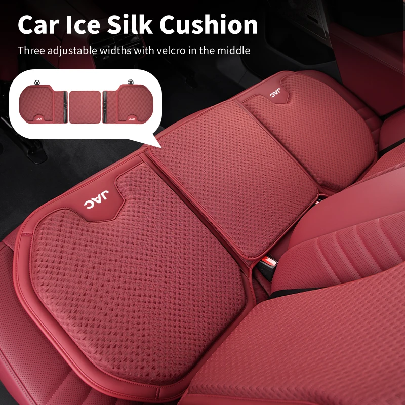 Car Ice Silk Seat Cover Front Rear Cushion Protector Pad Accessories For JAC J7 J3 S2 J2 JS2 T8 JS4 J5 Refine S3 S7 J4 S4 JS3 - view 2