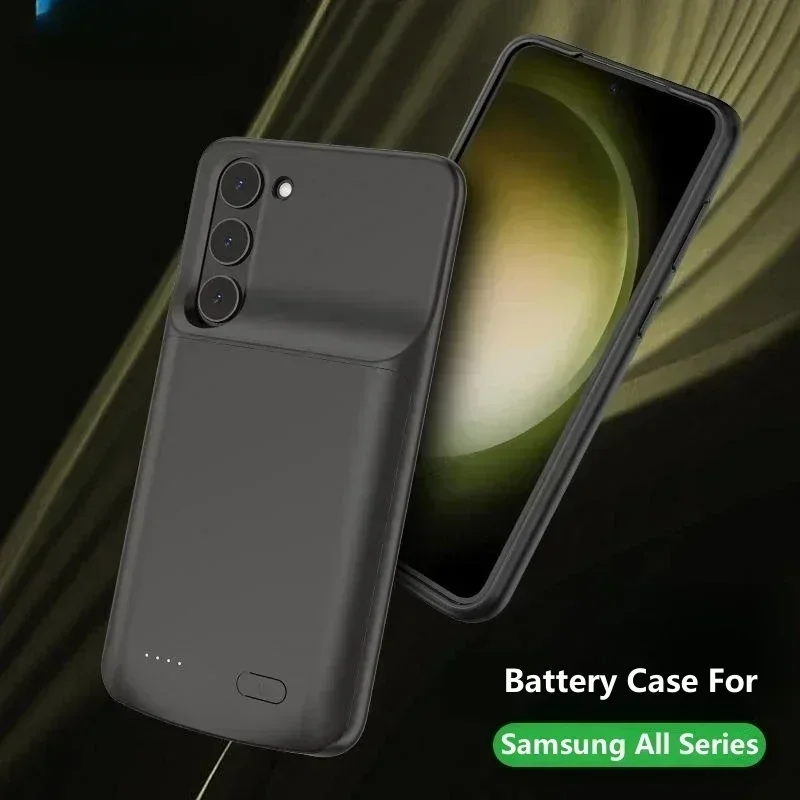 6000mAh Battery Charger Case for Samsung S10 S23 Ultra S21 S22 Plus S20 Note 20 Ultra Note 10 Plus Power Bank Cover  S21 FE