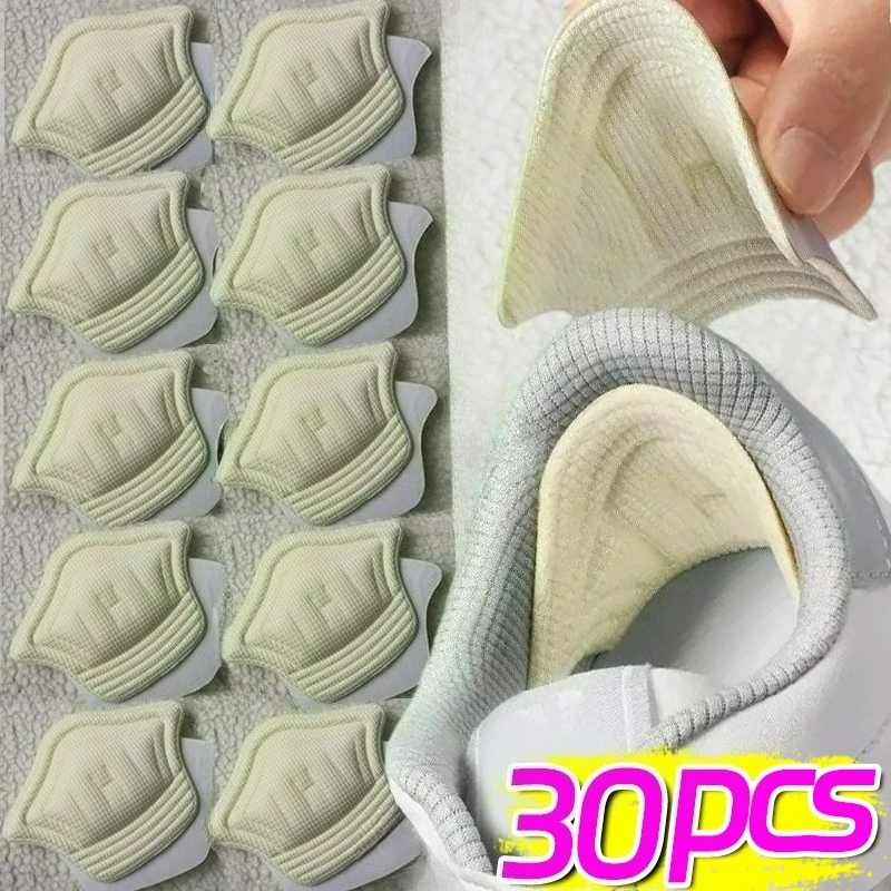 

2/30Pcs Soft Foot Heel Pad Adjustable Antiwear Sport Shoe Back Sticker Pain Relief Feet Pad Cushion Anti-Wear Foot Insert Insole